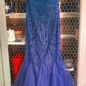 Jovani trumpet formal gown
